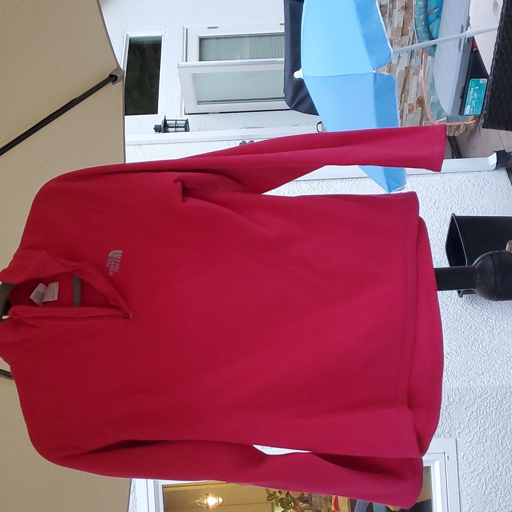 Pink fleece jacket